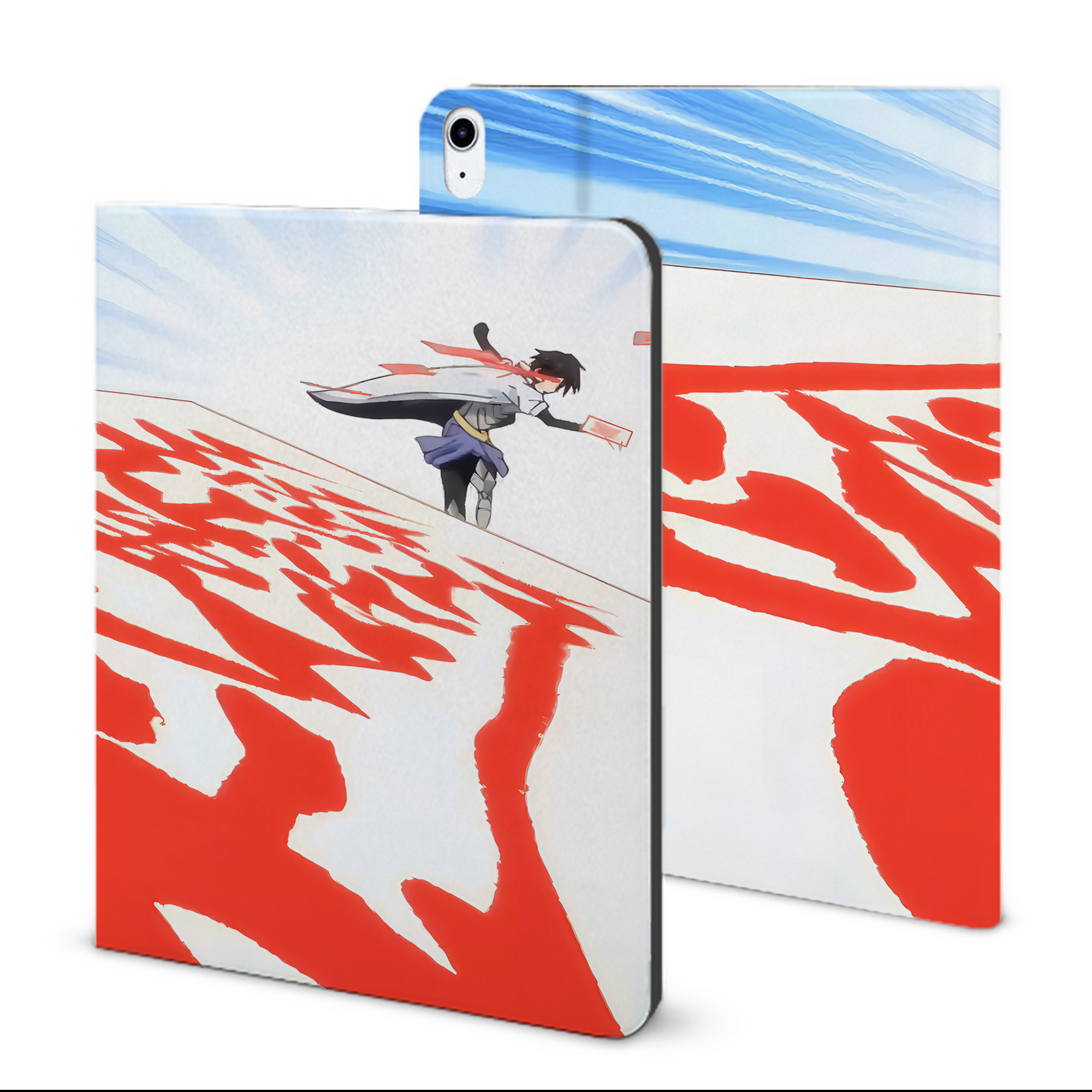 （画像用） 転スラ Regarding Reincarnated to Slime IPad ケース ブック型 PUレザー TPU 耐衝撃 軽量 薄型 ペン収納なし 全面保護 IPad 各モデル対応
